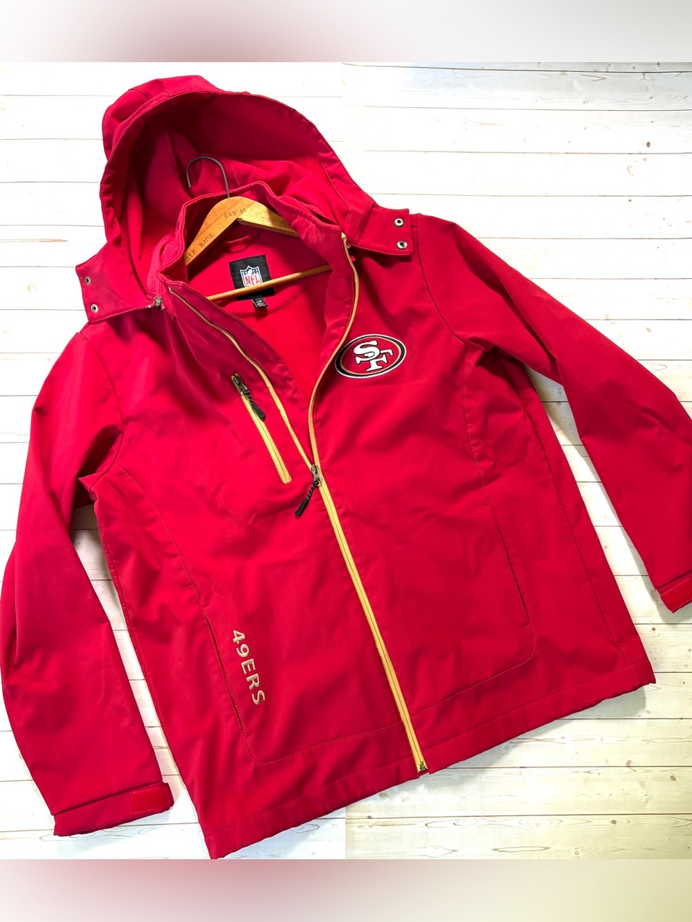 NFL 49ers hooded jacket